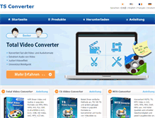 Tablet Screenshot of de.tsaviconverter.com